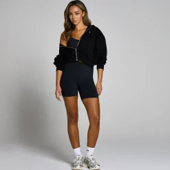 New P Baic gecropte hoodie et rit voor dae DAMES Hoodies