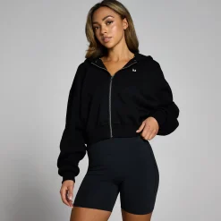 New P Baic gecropte hoodie et rit voor dae DAMES Hoodies