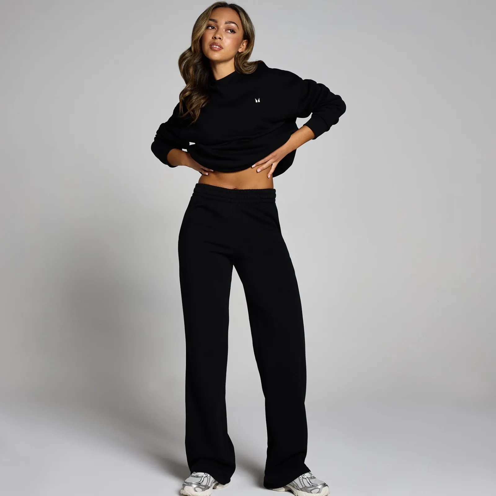 Outlet P Baic joggingbroek et rechte pijpen in ange engteaat voor dae DAMES Joggingbroeken