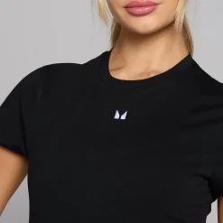 New P Baic T-hirt et nauwuitende pavor en korte ouwen voor dae DAMES T-Shirts & Tops