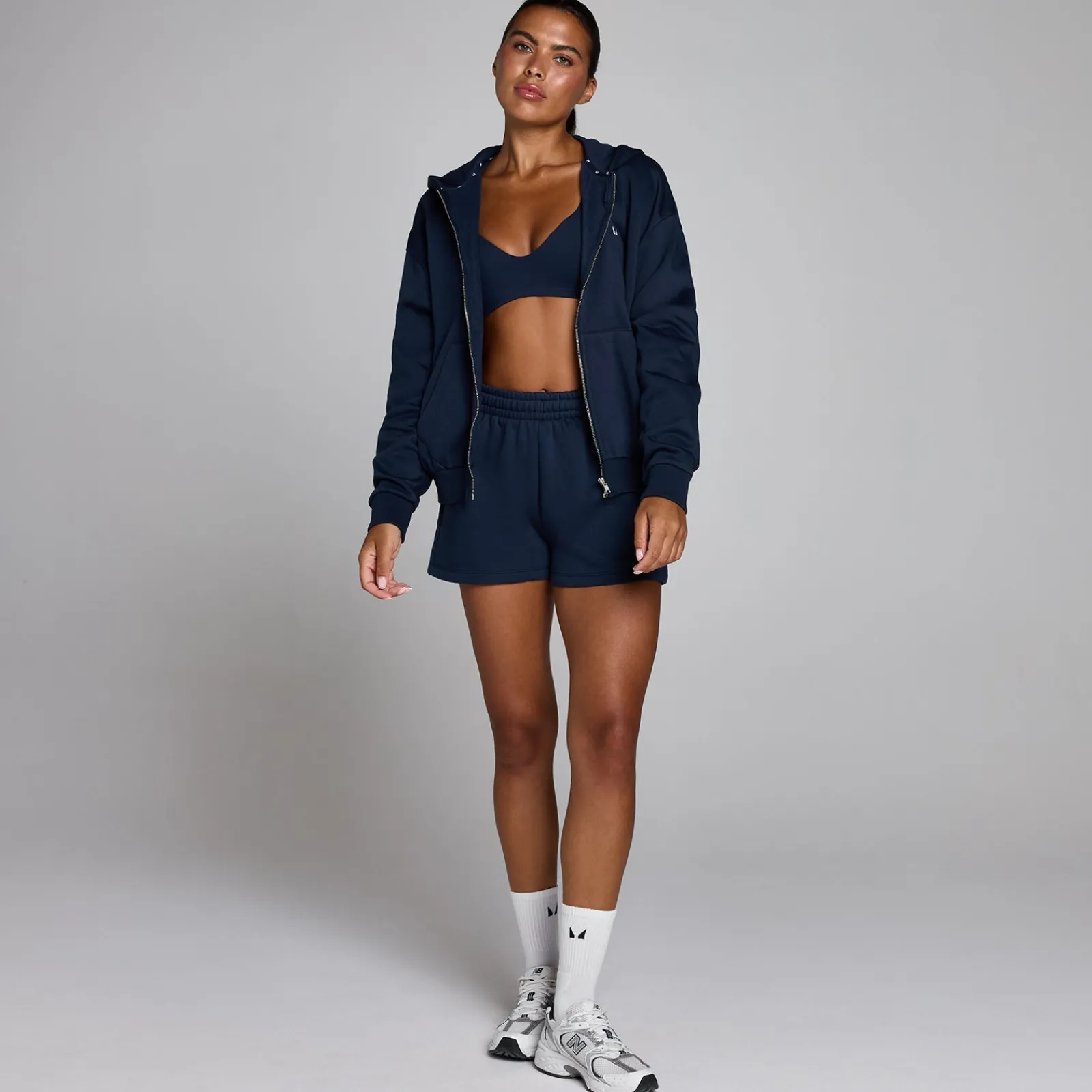 Clearance P Dae Baic Zip Through Hoodie DAMES Hoodies