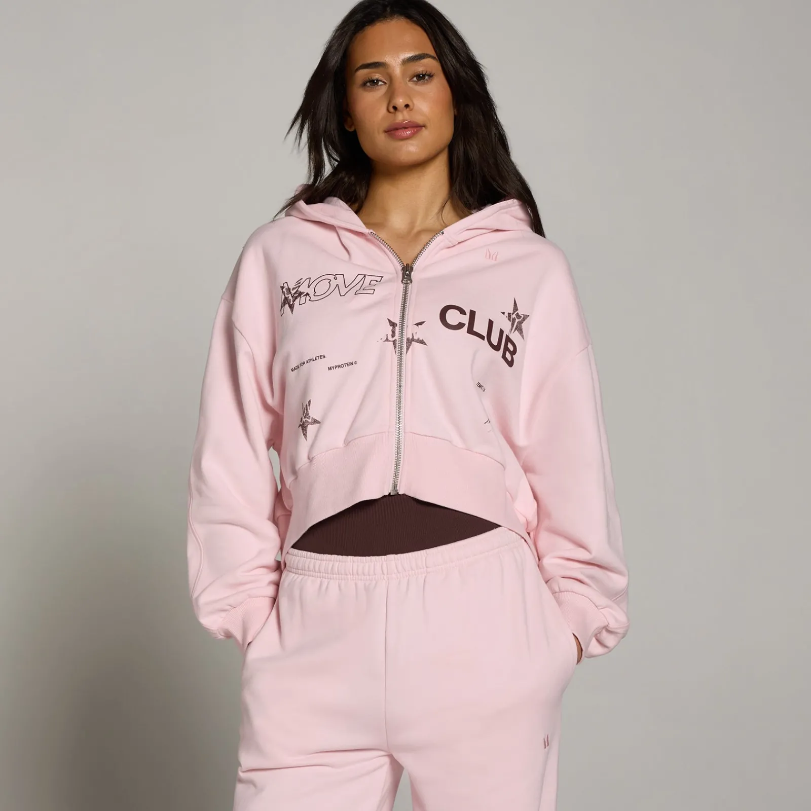 Discount P Dae ove Cub Graphic ichtgewicht oopback Hoodie et Rit DAMES Hoodies
