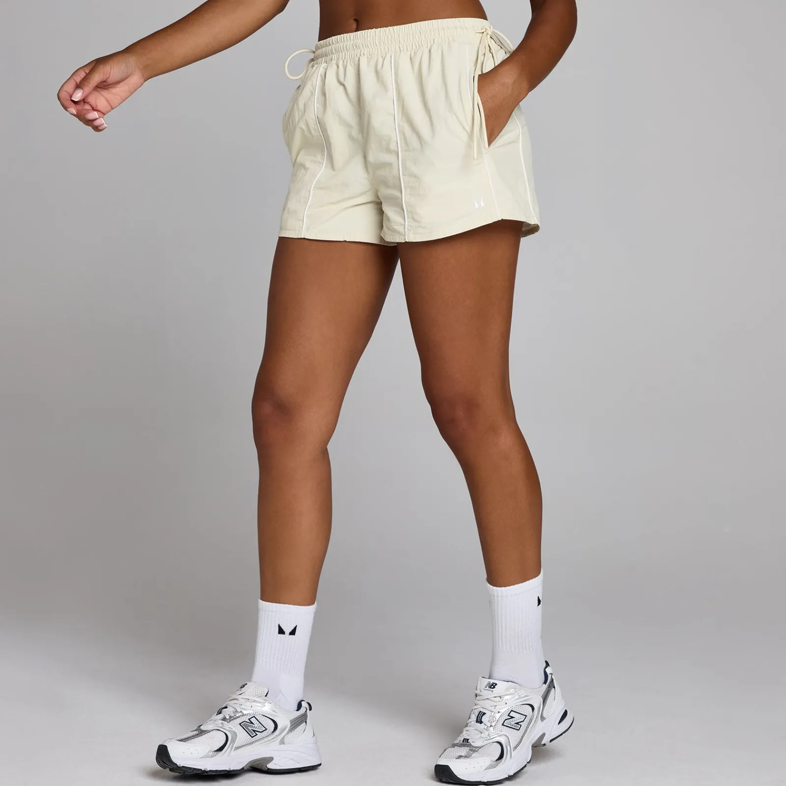 P Dae Tepo Contrat Tie Geweven hort DAMES Shorts