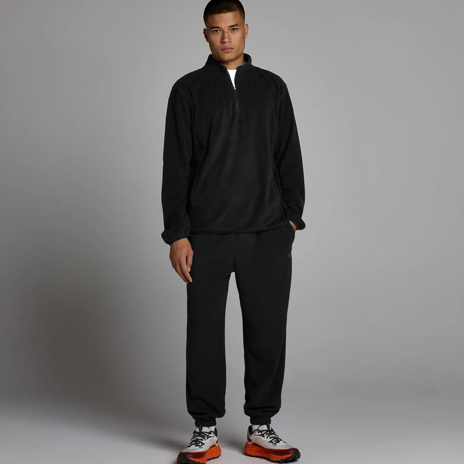 P Heren Feece 1/4 Rit Heren T-Shirts & Tops