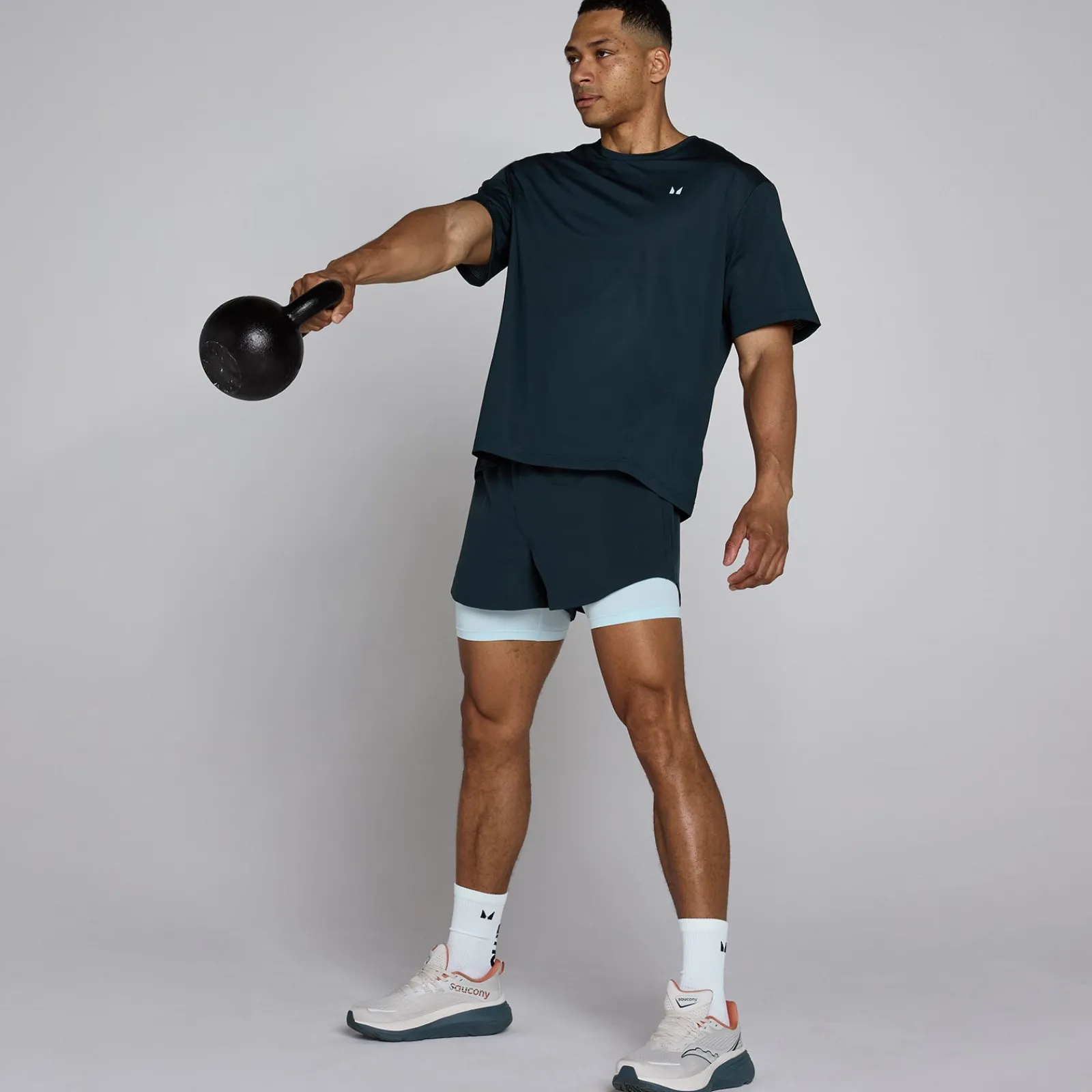 Best P Heren Hybrid Overized eh T-hirt Heren Shorts