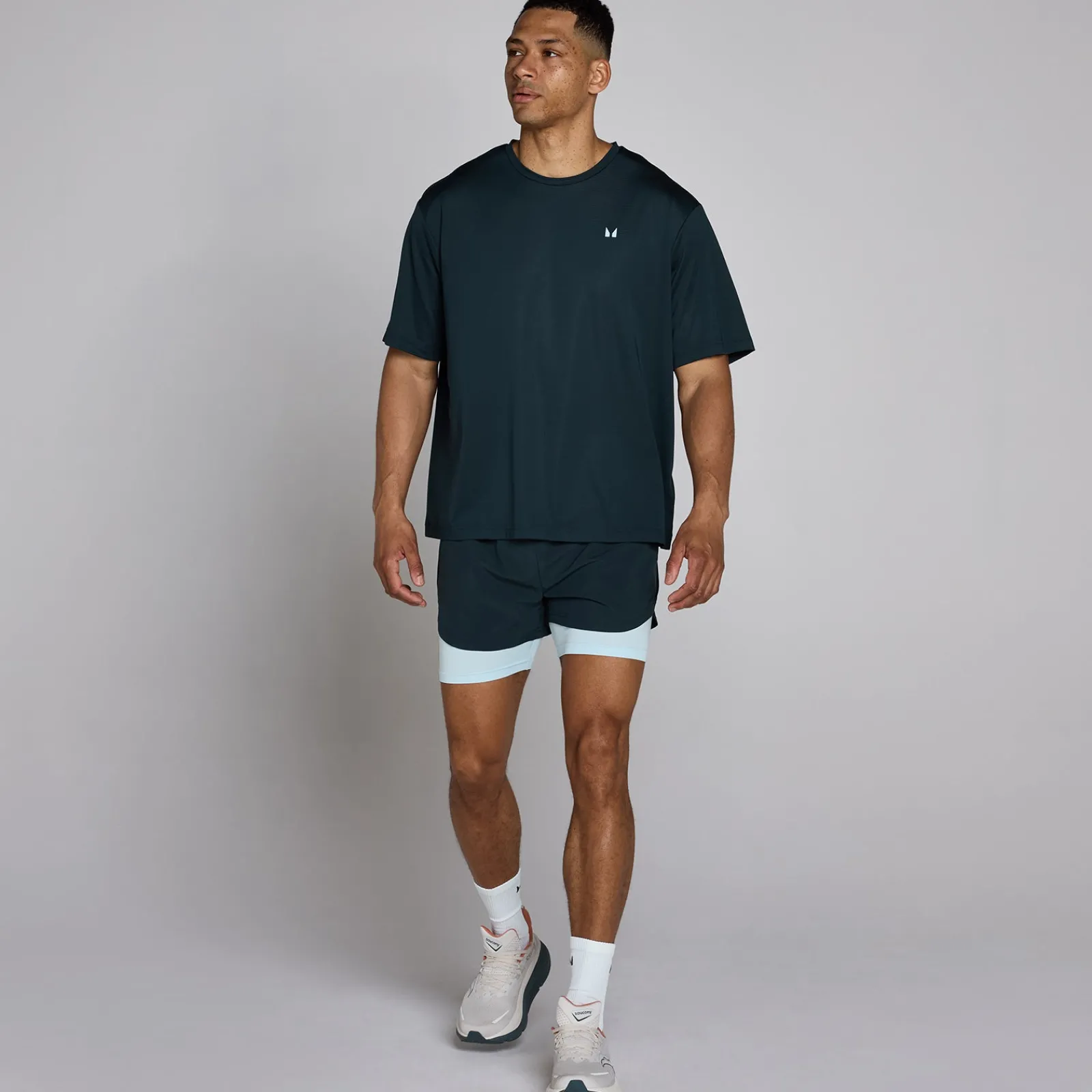 Best P Heren Hybrid Overized eh T-hirt Heren Shorts