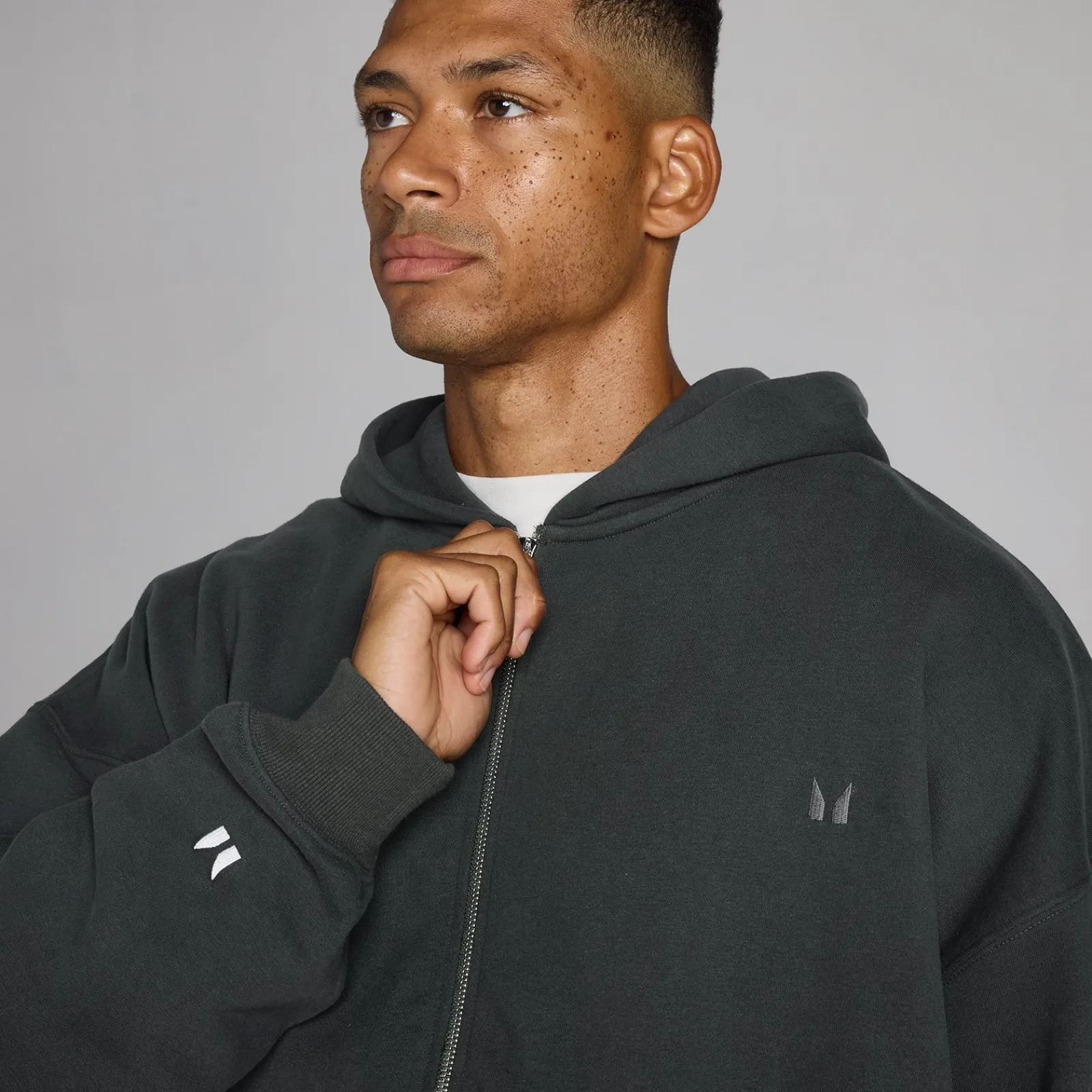 Best P Heren Overized oopback 2-Weg Rit Hoodie Heren Tracksuits|Hoodies