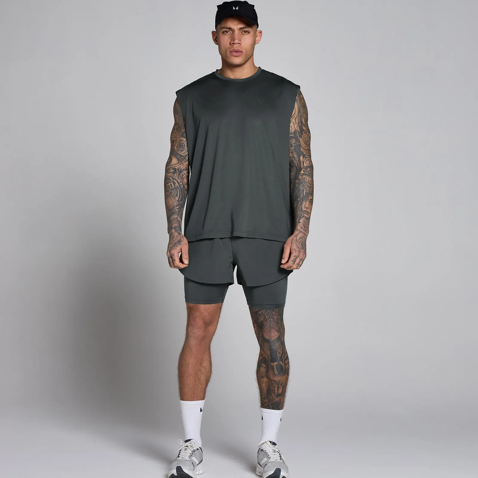 P Hybrid Overized eh Tanktop voor Heren Heren Stringers & Tanks|T-Shirts & Tops