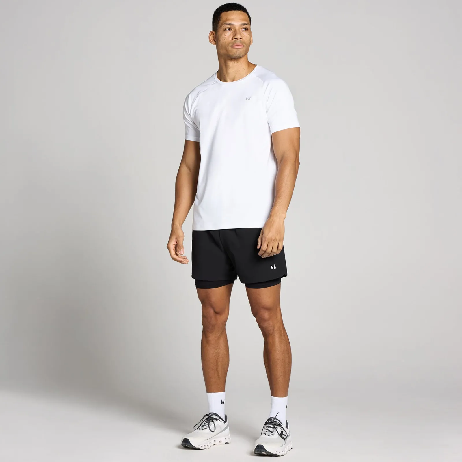 Best P 2-in-1-traininghort et binnenbeenengte van 13 c voor heren Heren Shorts