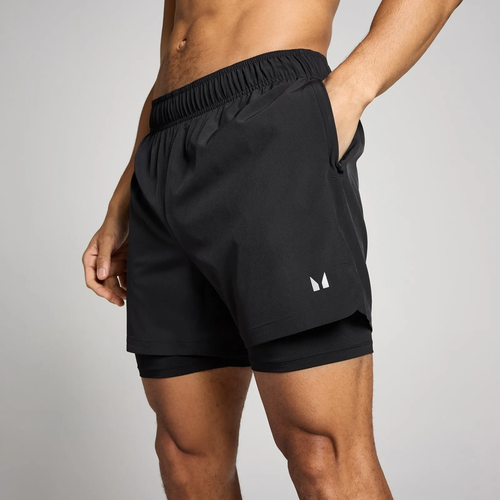 Best P 2-in-1-traininghort et binnenbeenengte van 13 c voor heren Heren Shorts