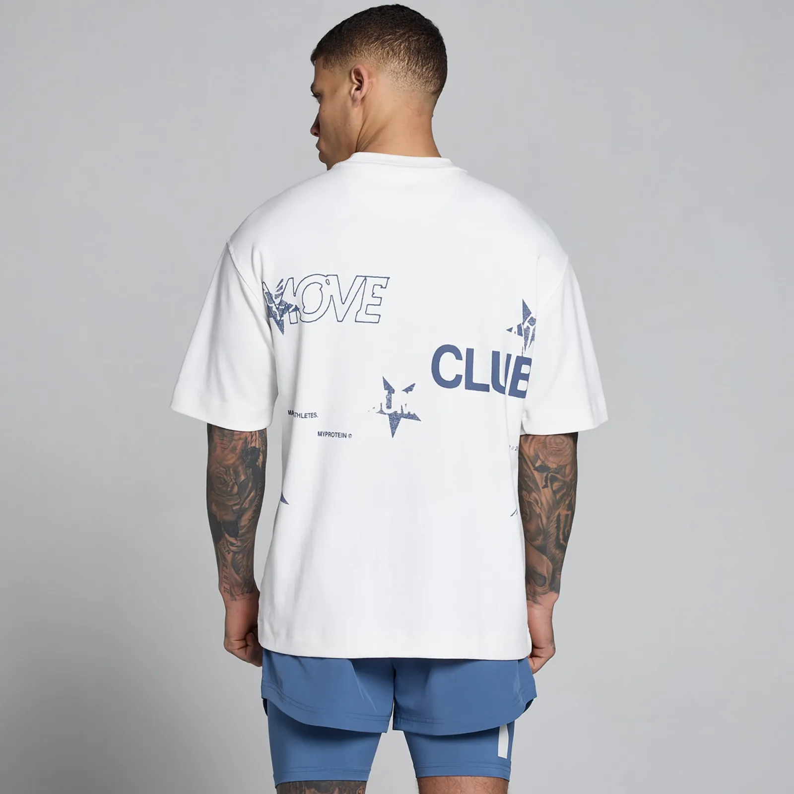 Sale P en' Hybrid Graphic Overized Cotton T-hirt Heren T-Shirts & Tops
