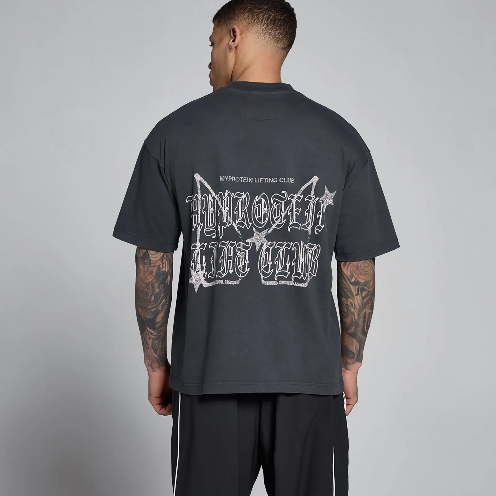 New P en' ift Graphic Wahed Overized Cotton T-hirt Heren T-Shirts & Tops