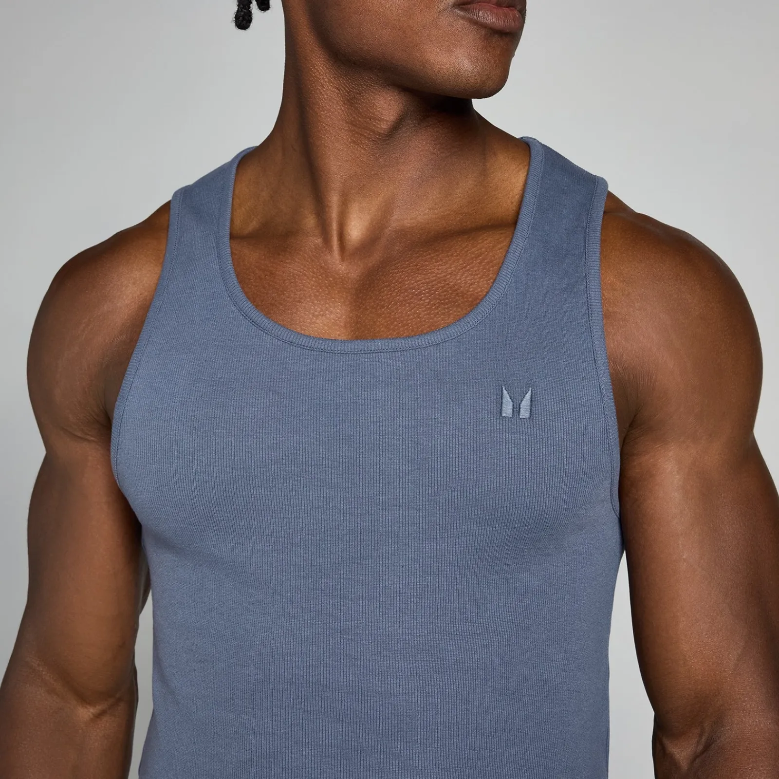 P en' ift Ribbed uce Fit Vet Heren Stringers & Tanks|T-Shirts & Tops