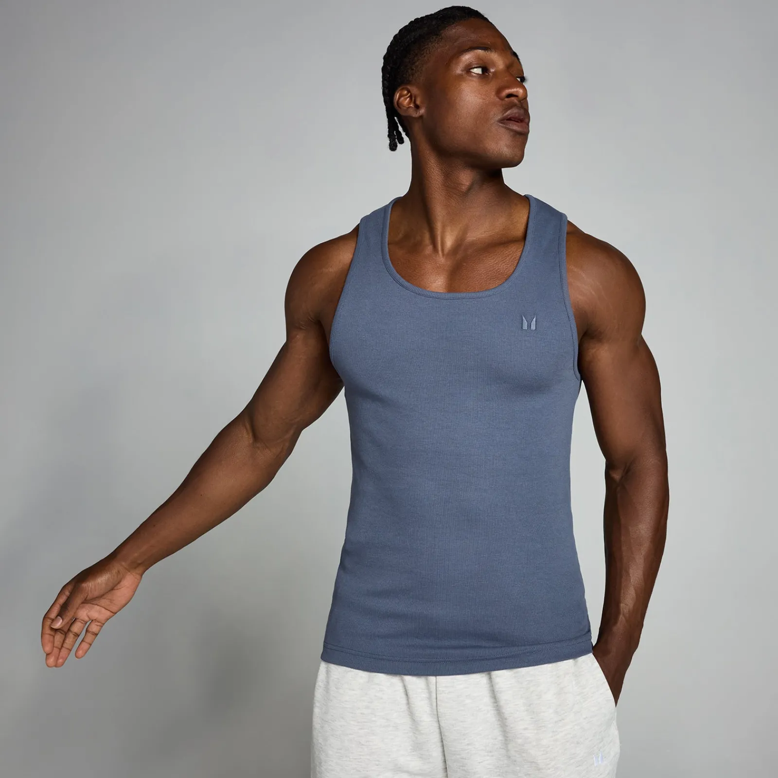 P en' ift Ribbed uce Fit Vet Heren Stringers & Tanks|T-Shirts & Tops