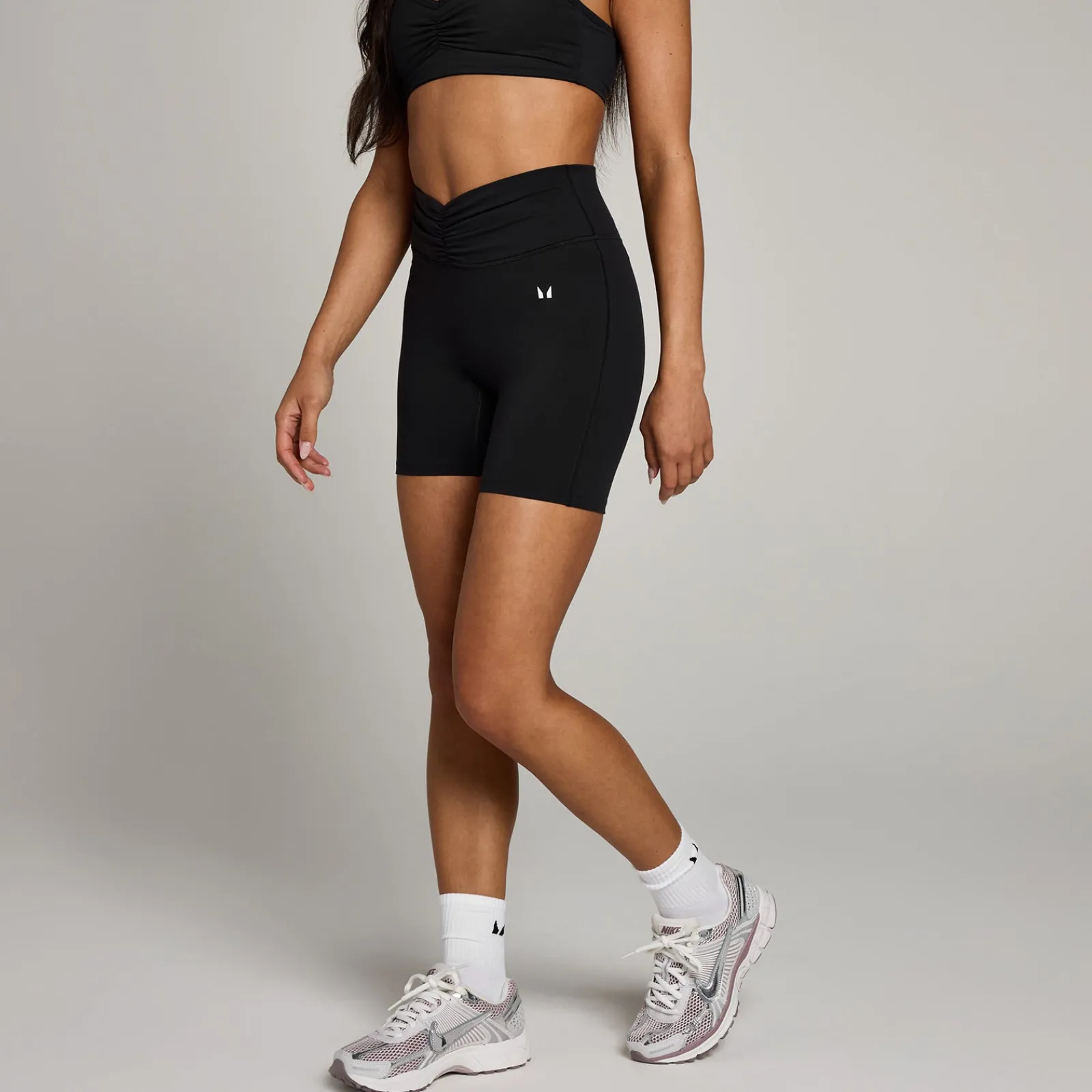 New P Tepo hort et gepooide voorzijde voor dae DAMES Shorts