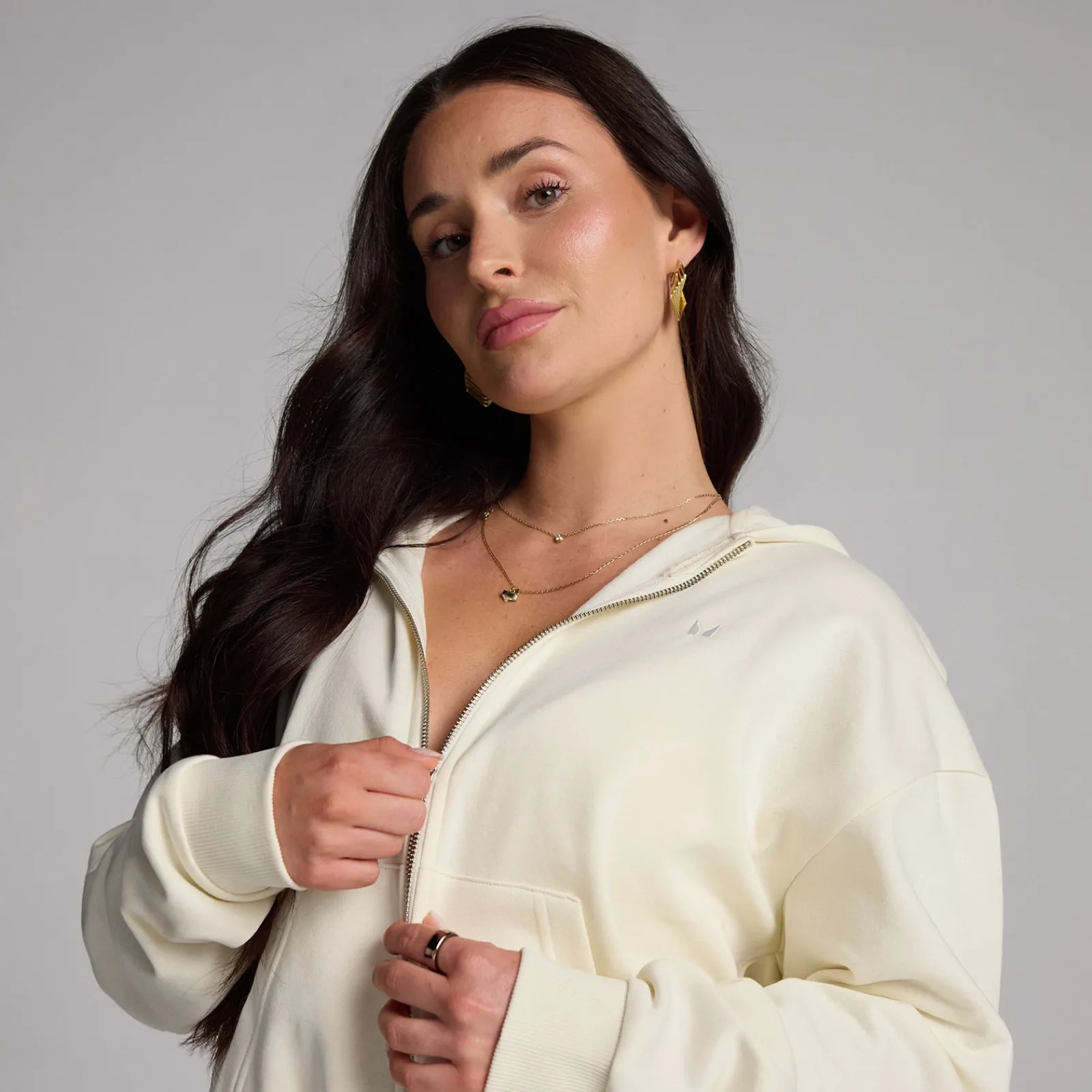 Discount P Woen' Baic Zip Through Hoodie DAMES Hoodies