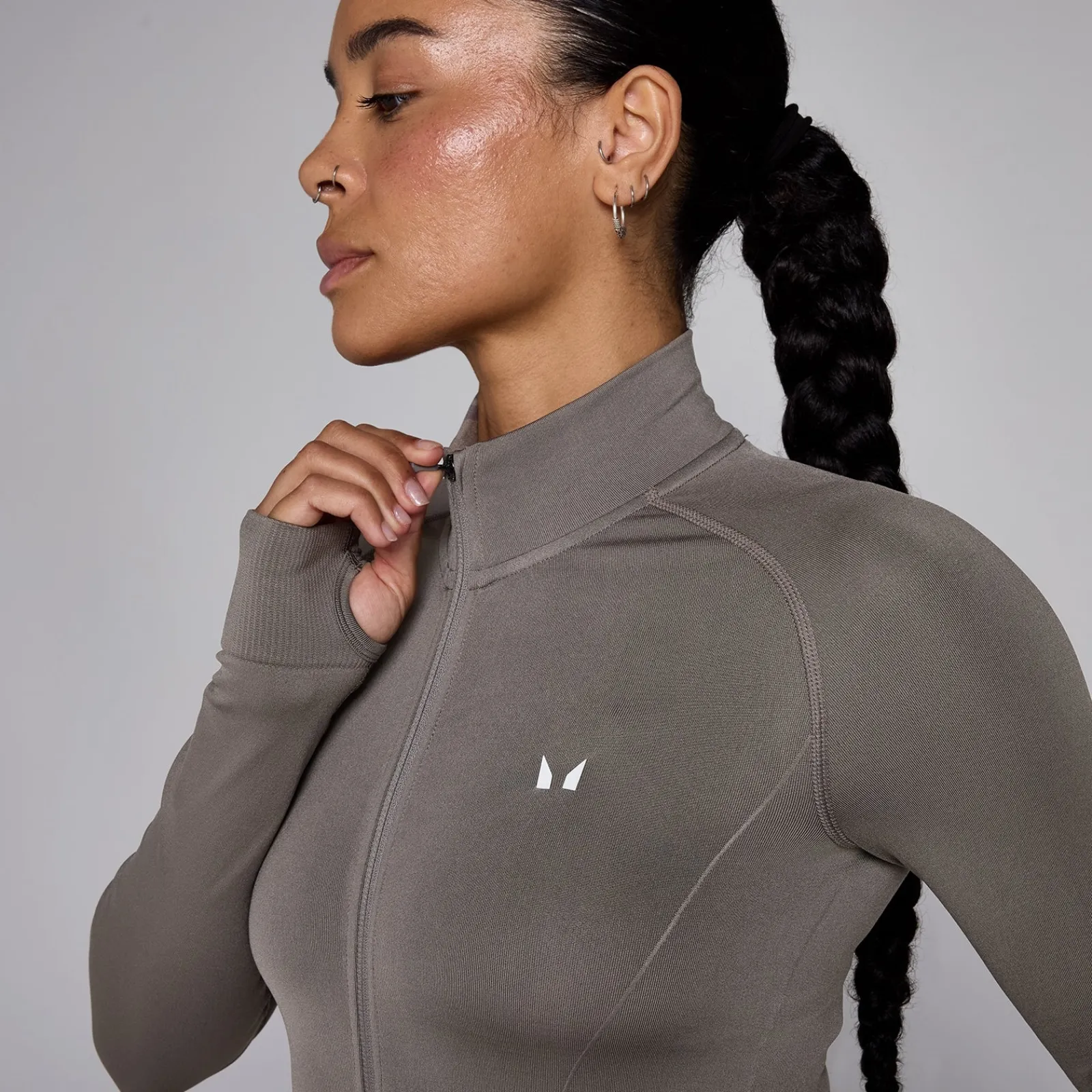Clearance P Woen' hape eae Zip Through Jacket DAMES Jassen & Vesten