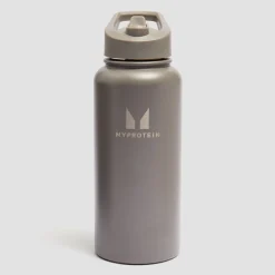 Sale Gerecyclede Metalen Fles met Klaprietje 1L Shakers & Flessen