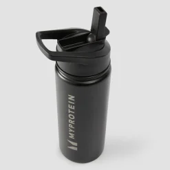 Outlet gerecyclede metalen fles met fliprietje 500 ml Shakers & Flessen
