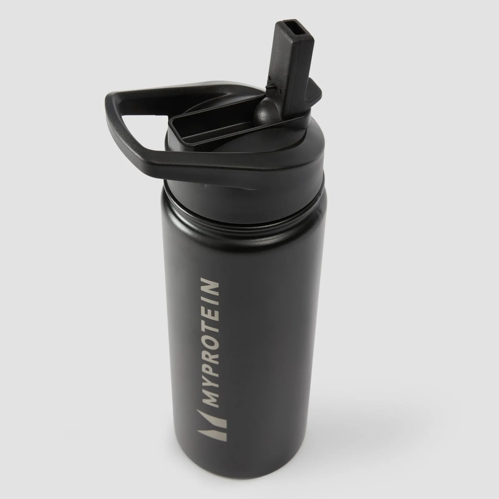 Outlet gerecyclede metalen fles met fliprietje 500 ml Shakers & Flessen