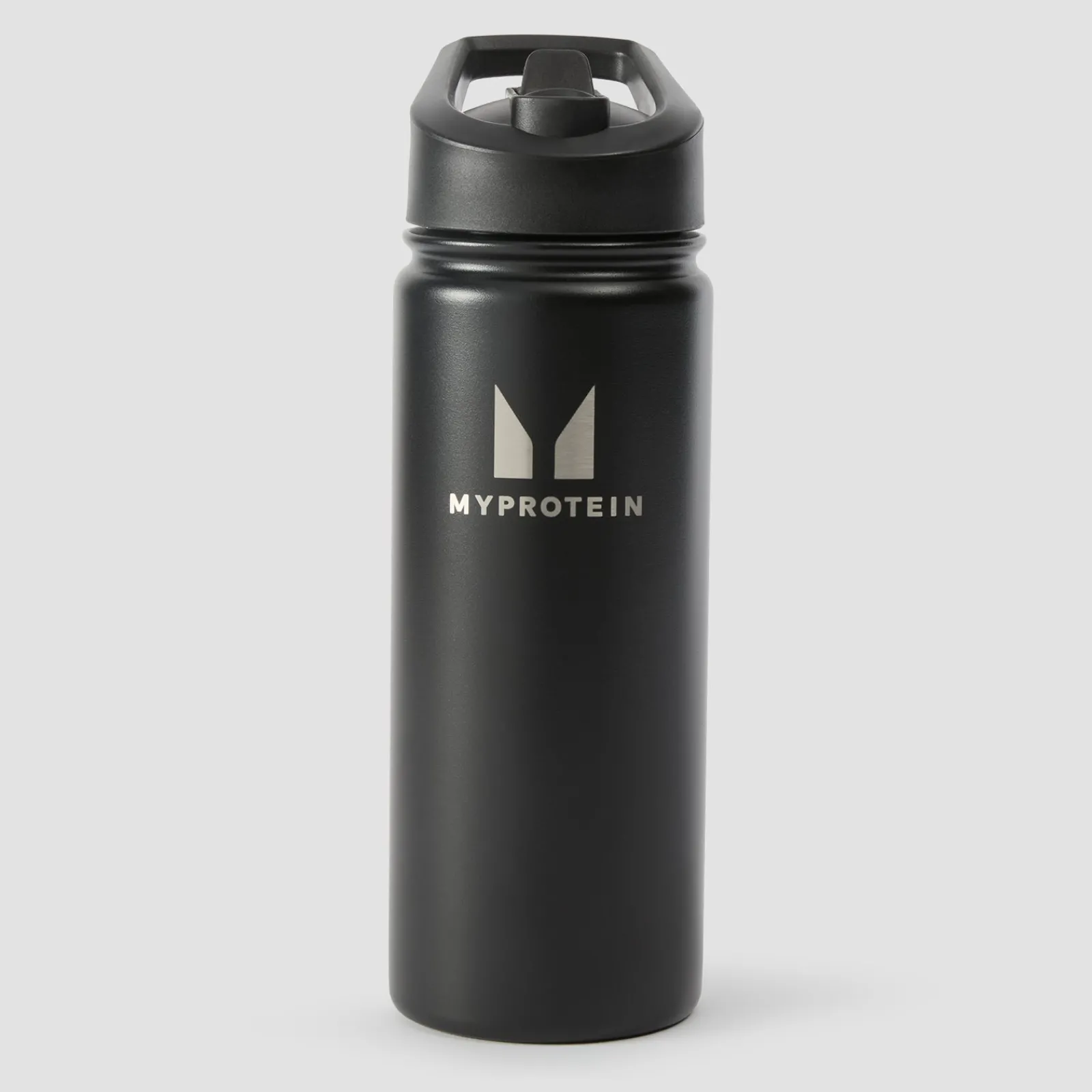 Outlet gerecyclede metalen fles met fliprietje 500 ml Shakers & Flessen