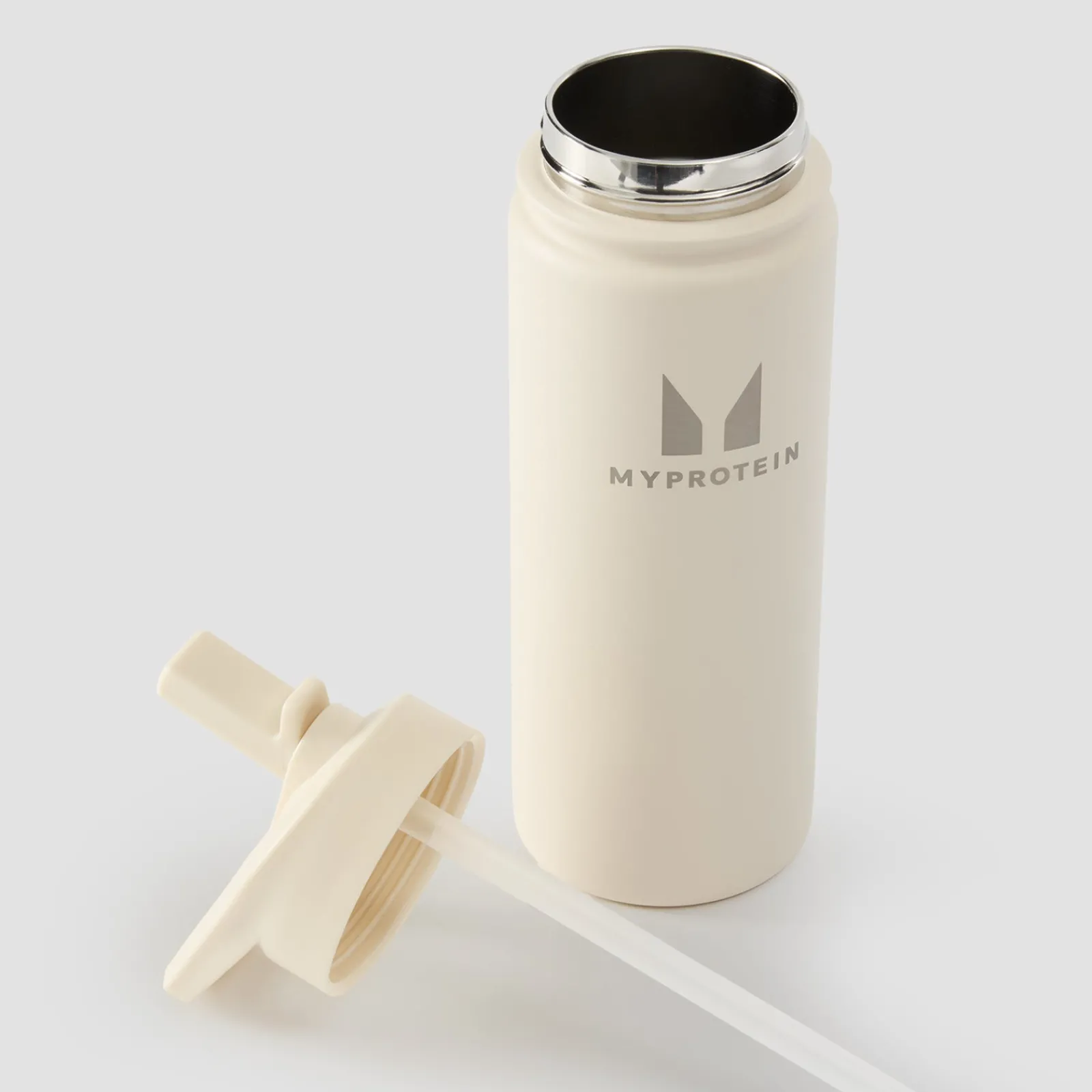 Discount gerecyclede metalen fles met fliprietje 500 ml Shakers & Flessen