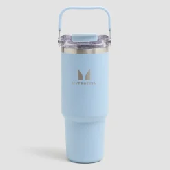 New Gerecycled Metaal Top Handvat Rietje Fles 900ml Shakers & Flessen