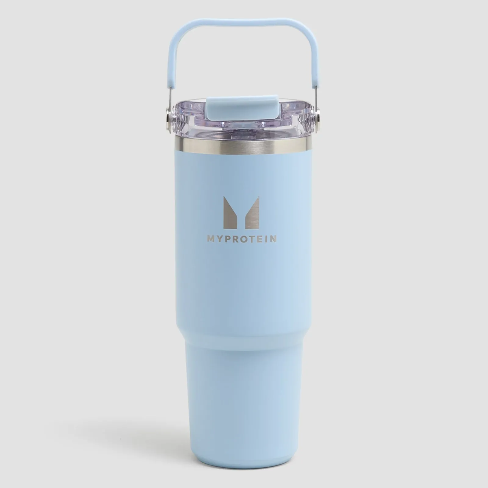 New Gerecycled Metaal Top Handvat Rietje Fles 900ml Shakers & Flessen