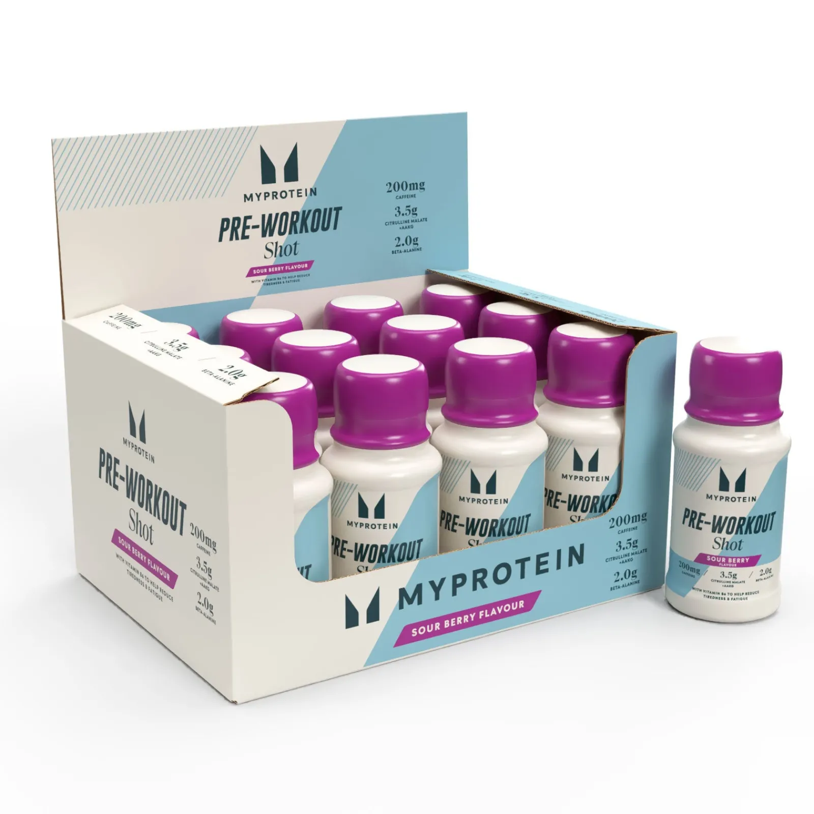 Hot Pre-Workout Shot Performance Vitamines·Amino Acids|Eiwitrepen·Vegan Snacks