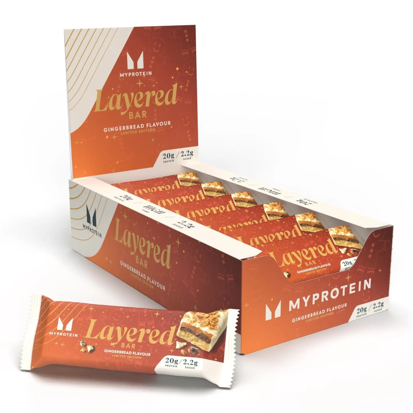 Online Reep met laagjes — Ontbijtkoek Shop Per Gelegenheid·Post-Workout Snacks|Eiwitrepen·Layered Bars